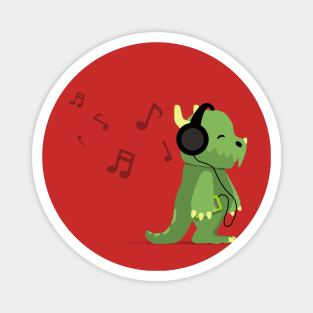 Dinosaur and Jams Magnet